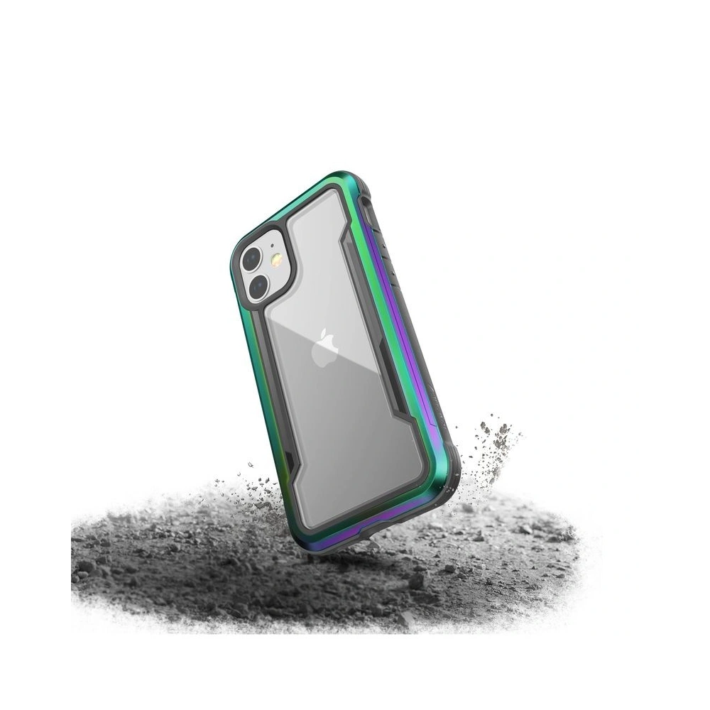 Hurtownia GSM - Etui aluminiowe X-Doria Raptic Shield Apple iPhone 12 mini (Drop test 3m) (Iridescent) - XDR081IRI - {ean13} - Hurt