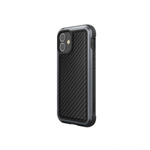 Hurtownia GSM - Etui aluminiowe X-Doria Raptic Lux Apple iPhone 12 mini (Drop test 3m) (Black Carbon Fiber) - XDR083BLK - {ean13} - Hurt