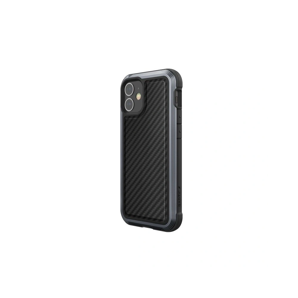 Hurtownia GSM - Etui aluminiowe X-Doria Raptic Lux Apple iPhone 12 mini (Drop test 3m) (Black Carbon Fiber) - XDR083BLK - {ean13} - Hurt