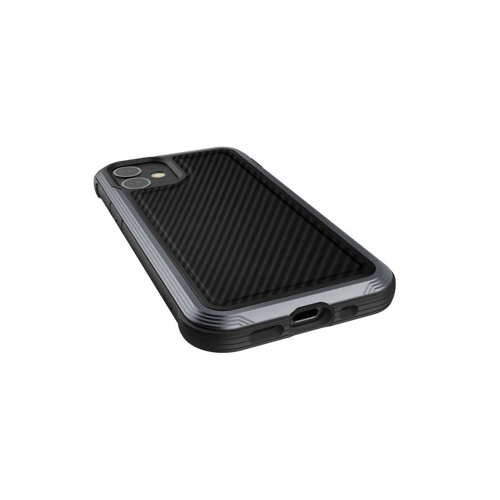 Wholesale X-Doria Raptic Lux Aluminium Case Apple iPhone 12 Mini (Drop test 3m) (Black Carbon Fiber) - XDR083BLK - {ean13} - Hurt
