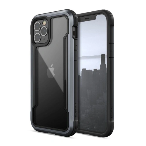 Etui aluminiowe X-Doria Raptic Shield Apple iPhone 12/12 Pro (Drop test 3m) (Black)