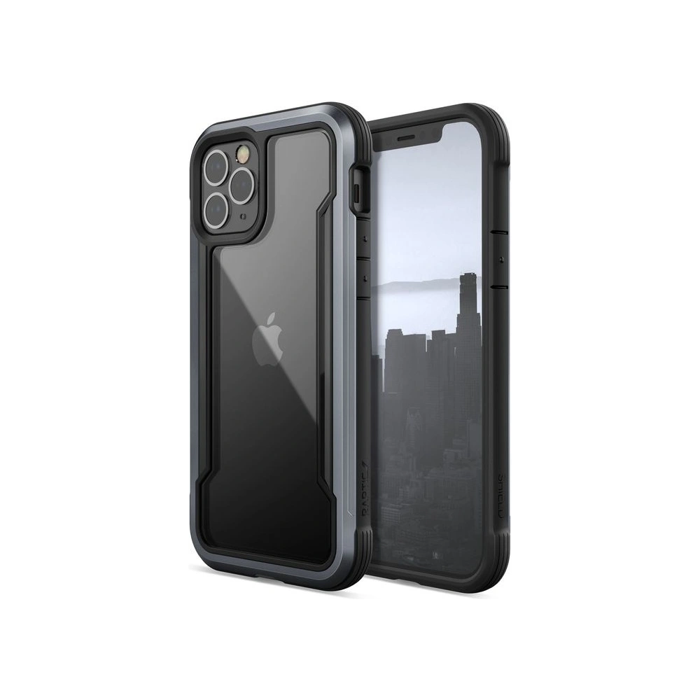 Hurtownia GSM - Etui aluminiowe X-Doria Raptic Shield Apple iPhone 12/12 Pro (Drop test 3m) (Black) - XDR084BLK - {ean13} - Hurt