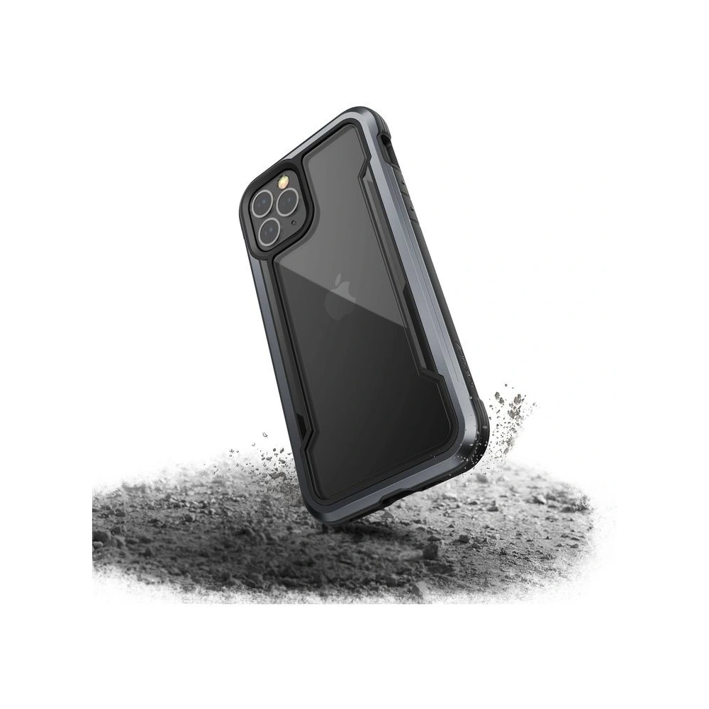 Hurtownia GSM - Etui aluminiowe X-Doria Raptic Shield Apple iPhone 12/12 Pro (Drop test 3m) (Black) - XDR084BLK - {ean13} - Hurt