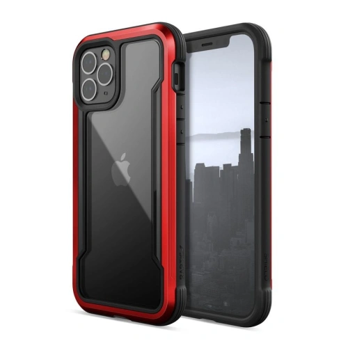 Etui aluminiowe X-Doria Raptic Shield Apple iPhone 12/12 Pro (Drop test 3m) (Red)