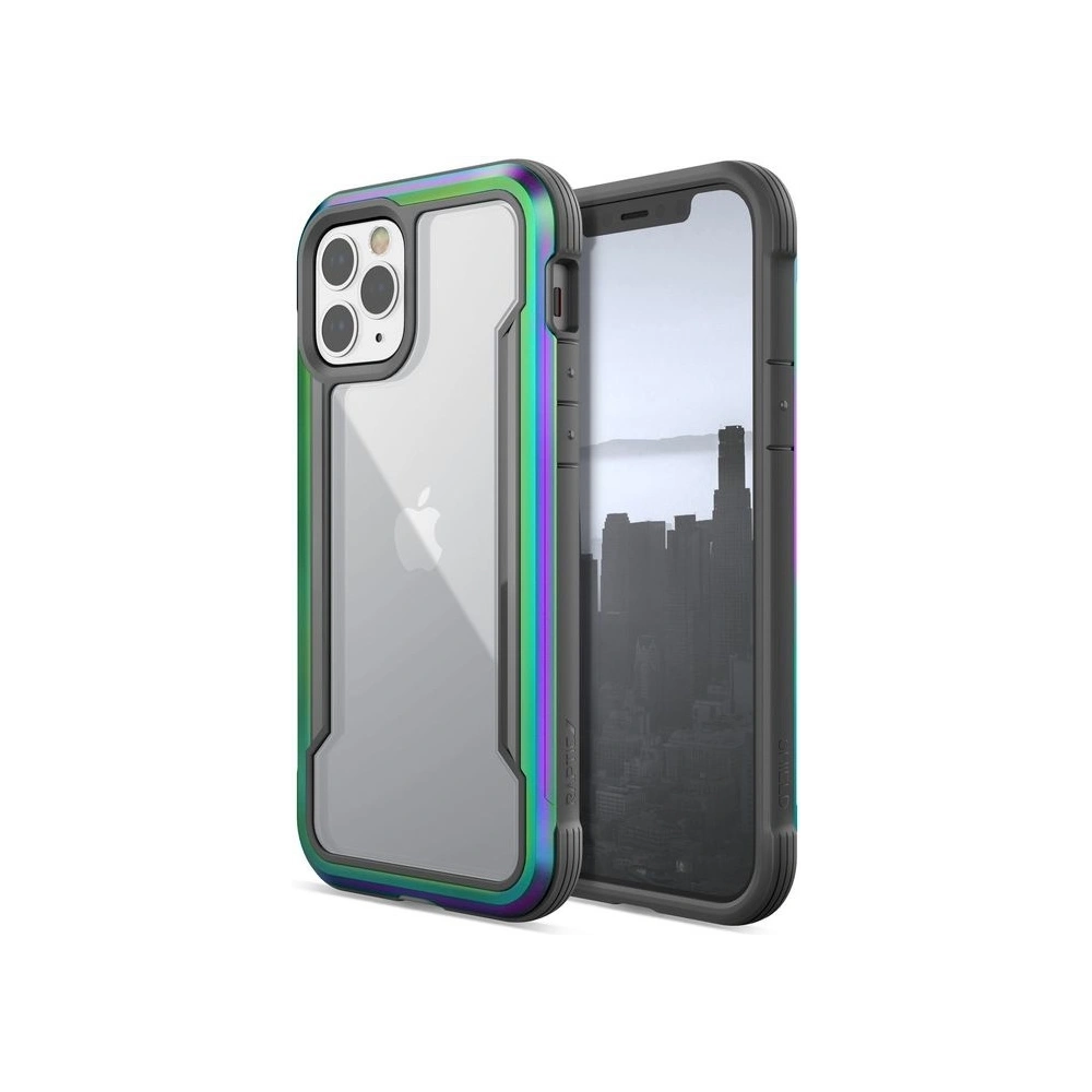 Hurtownia GSM - Etui aluminiowe X-Doria Raptic Shield Apple iPhone 12/12 Pro (Drop test 3m) (Iridescent) - XDR086IRI - {ean13} - Hurt