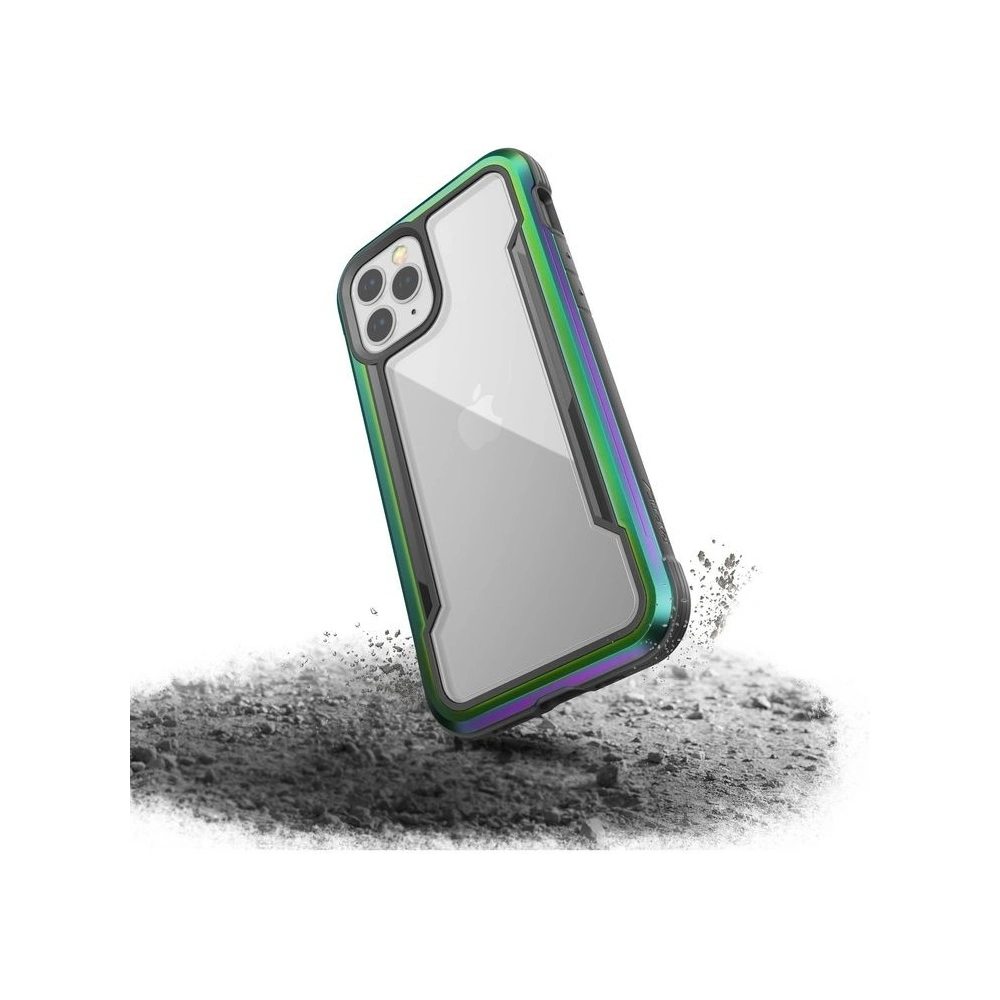 Hurtownia GSM - Etui aluminiowe X-Doria Raptic Shield Apple iPhone 12/12 Pro (Drop test 3m) (Iridescent) - XDR086IRI - {ean13} - Hurt