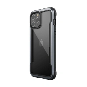 Hurtownia GSM - Etui aluminiowe X-Doria Raptic Shield Apple iPhone 12 Pro Max (Drop test 3m) (Black) - XDR089BLK - {ean13} - Hurt