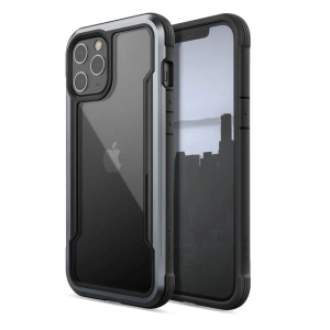 Wholesale X-Doria Raptic Shield Aluminium Case Apple iPhone 12 Pro Max (Drop test 3m) (Black) - XDR089BLK - {ean13} - Hurt