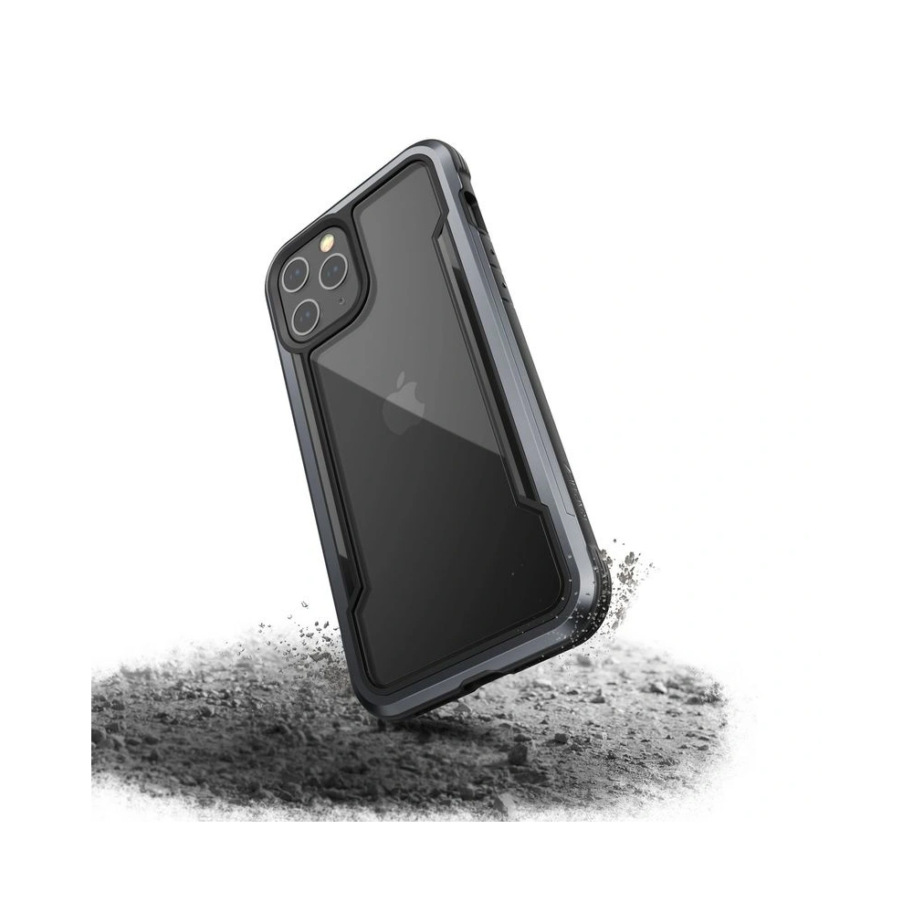 Hurtownia GSM - Etui aluminiowe X-Doria Raptic Shield Apple iPhone 12 Pro Max (Drop test 3m) (Black) - XDR089BLK - {ean13} - Hurt