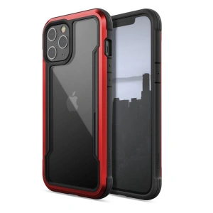 Wholesale X-Doria Raptic Shield Aluminium Case Apple iPhone 12 Pro Max (Drop test 3m) (Red) - XDR090RED - {ean13} - Hurt