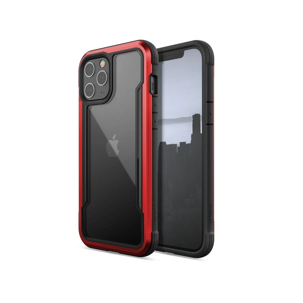 Hurtownia GSM - Etui aluminiowe X-Doria Raptic Shield Apple iPhone 12 Pro Max (Drop test 3m) (Red) - XDR090RED - {ean13} - Hurt