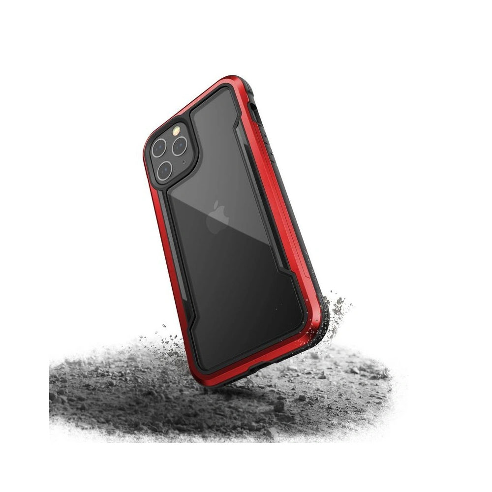 Hurtownia GSM - Etui aluminiowe X-Doria Raptic Shield Apple iPhone 12 Pro Max (Drop test 3m) (Red) - XDR090RED - {ean13} - Hurt