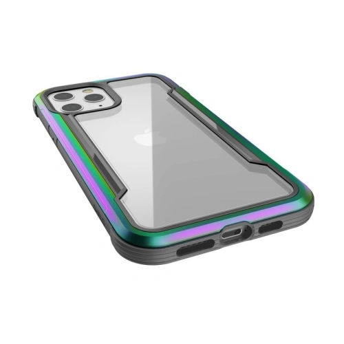 Etui aluminiowe X-Doria Raptic Shield Apple iPhone 12 Pro Max (Drop test 3m) (Iridescent)