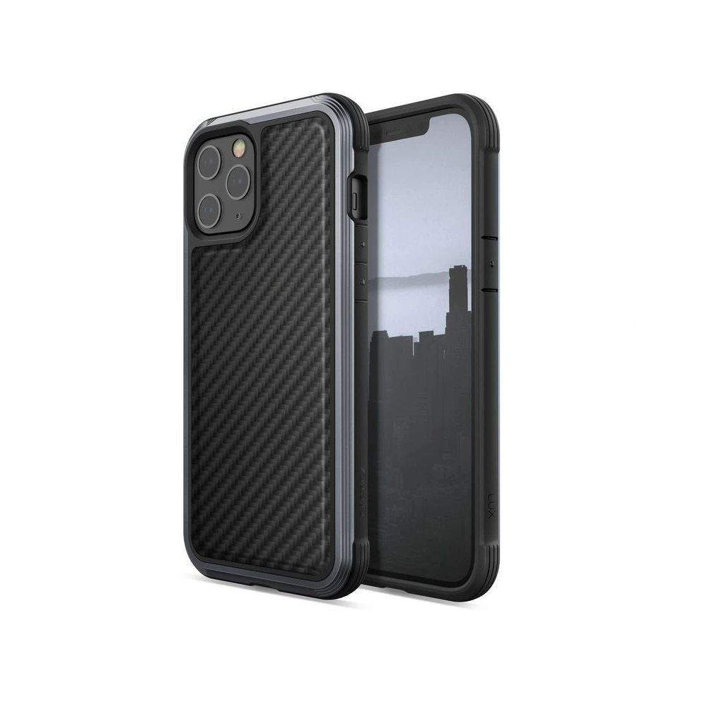 Wholesale X-Doria Raptic Lux Aluminium Case Apple iPhone 12 Pro Max (Drop test 3m) (Black Carbon Fiber) - XDR093BLK - {ean13} - Hurt