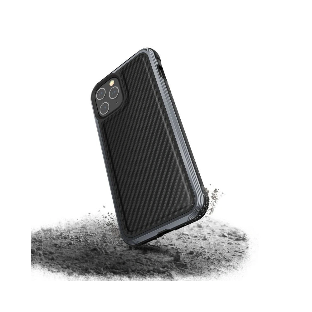 Wholesale X-Doria Raptic Lux Aluminium Case Apple iPhone 12 Pro Max (Drop test 3m) (Black Carbon Fiber) - XDR093BLK - {ean13} - Hurt