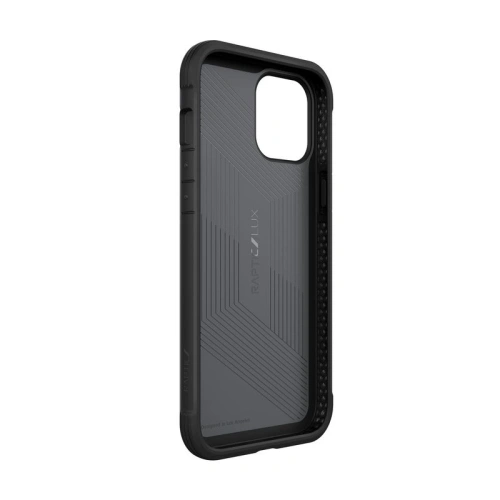 Etui aluminiowe X-Doria Raptic Lux Apple iPhone 12 Pro Max (Drop test 3m) (Black Carbon Fiber)