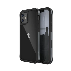 Hurtownia GSM - Etui aluminiowe X-Doria Raptic Edge Apple iPhone 12 mini (Drop test 3m) (Black) - XDR094BLK - {ean13} - Hurt