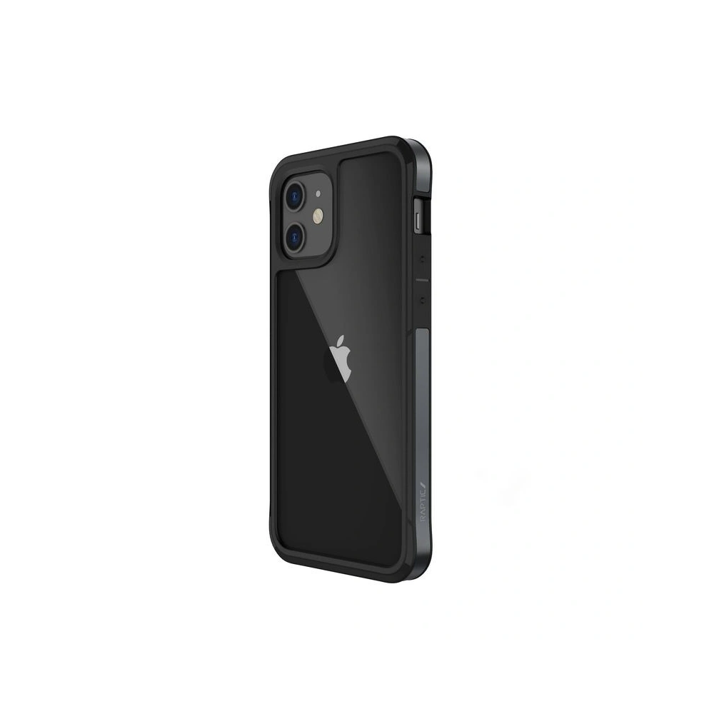 Hurtownia GSM - Etui aluminiowe X-Doria Raptic Edge Apple iPhone 12 mini (Drop test 3m) (Black) - XDR094BLK - {ean13} - Hurt