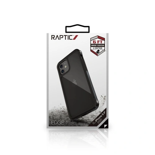 Etui aluminiowe X-Doria Raptic Edge Apple iPhone 12 mini (Drop test 3m) (Black)
