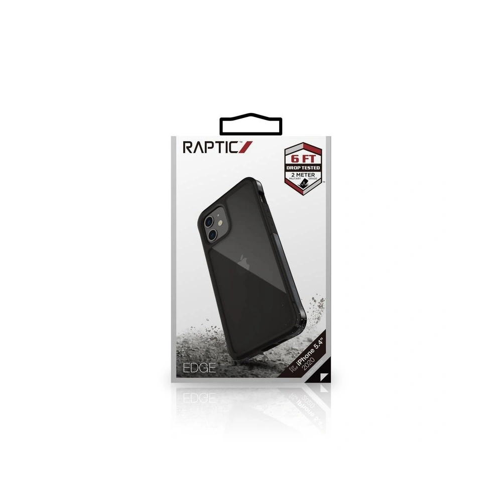 Hurtownia GSM - Etui aluminiowe X-Doria Raptic Edge Apple iPhone 12 mini (Drop test 3m) (Black) - XDR094BLK - {ean13} - Hurt