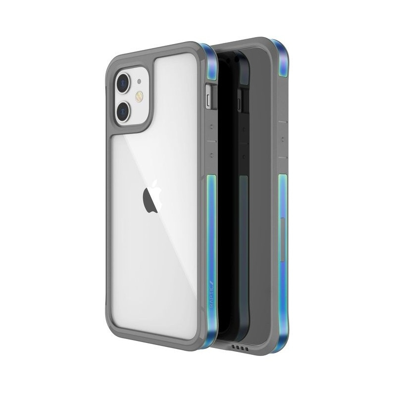 Hurtownia X-Doria - 6950941490849 - XDR095IRI - Etui aluminiowe X-Doria Raptic Edge Apple iPhone 12 mini (Drop test 3m) (Iridescent) - B2B homescreen
