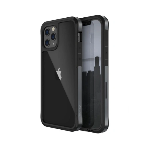 Etui aluminiowe X-Doria Raptic Edge Apple iPhone 12/12 Pro (Drop test 3m) (Black)