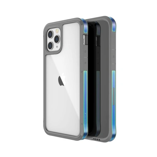 Etui aluminiowe X-Doria Raptic Edge Apple iPhone 12/12 Pro (Drop test 3m) (Iridescent)