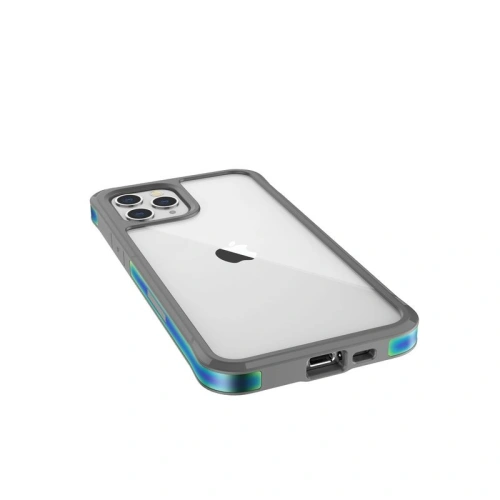 Etui aluminiowe X-Doria Raptic Edge Apple iPhone 12/12 Pro (Drop test 3m) (Iridescent)