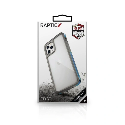 Etui aluminiowe X-Doria Raptic Edge Apple iPhone 12 Pro Max (Drop test 3m) (Iridescent)