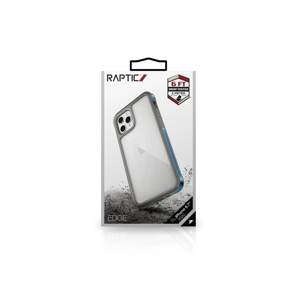 Wholesale X-Doria Raptic Edge Aluminium Case Apple iPhone 12 Pro Max (Drop test 3m) (Iridescent) - XDR099IRI - {ean13} - Hurt