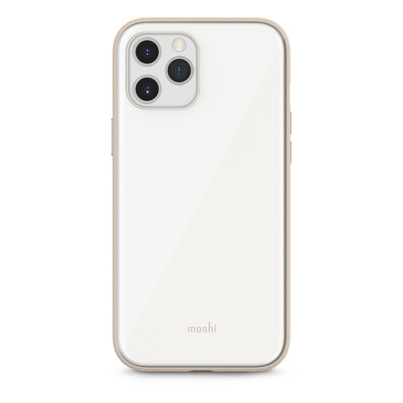 Moshi Distributor - 4713057259760 - MOSH118WHT - Moshi iGlaze Apple iPhone 12 Pro Max (SnapTo) (Pearl White) - B2B homescreen