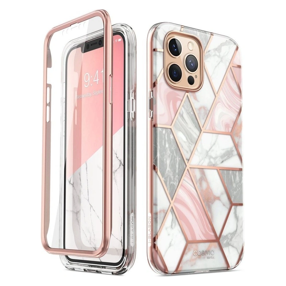 Hurtownia GSM - Etui Supcase Cosmo Apple iPhone 12/12 Pro Marble - SPC135MRB - {ean13} - Hurt