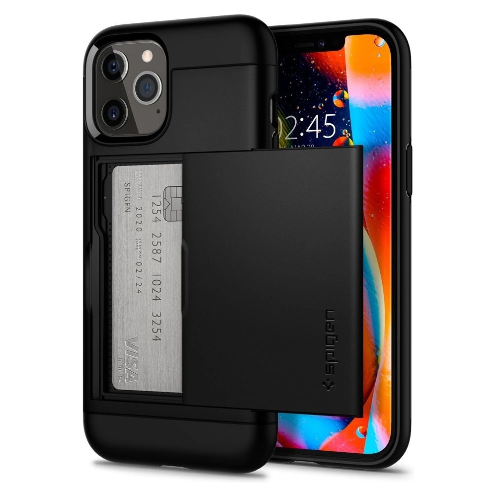 Hurtownia GSM - Etui Spigen Slim Armor CS Apple iPhone 12 Pro Max Black - SPN1261BLK - {ean13} - Hurt