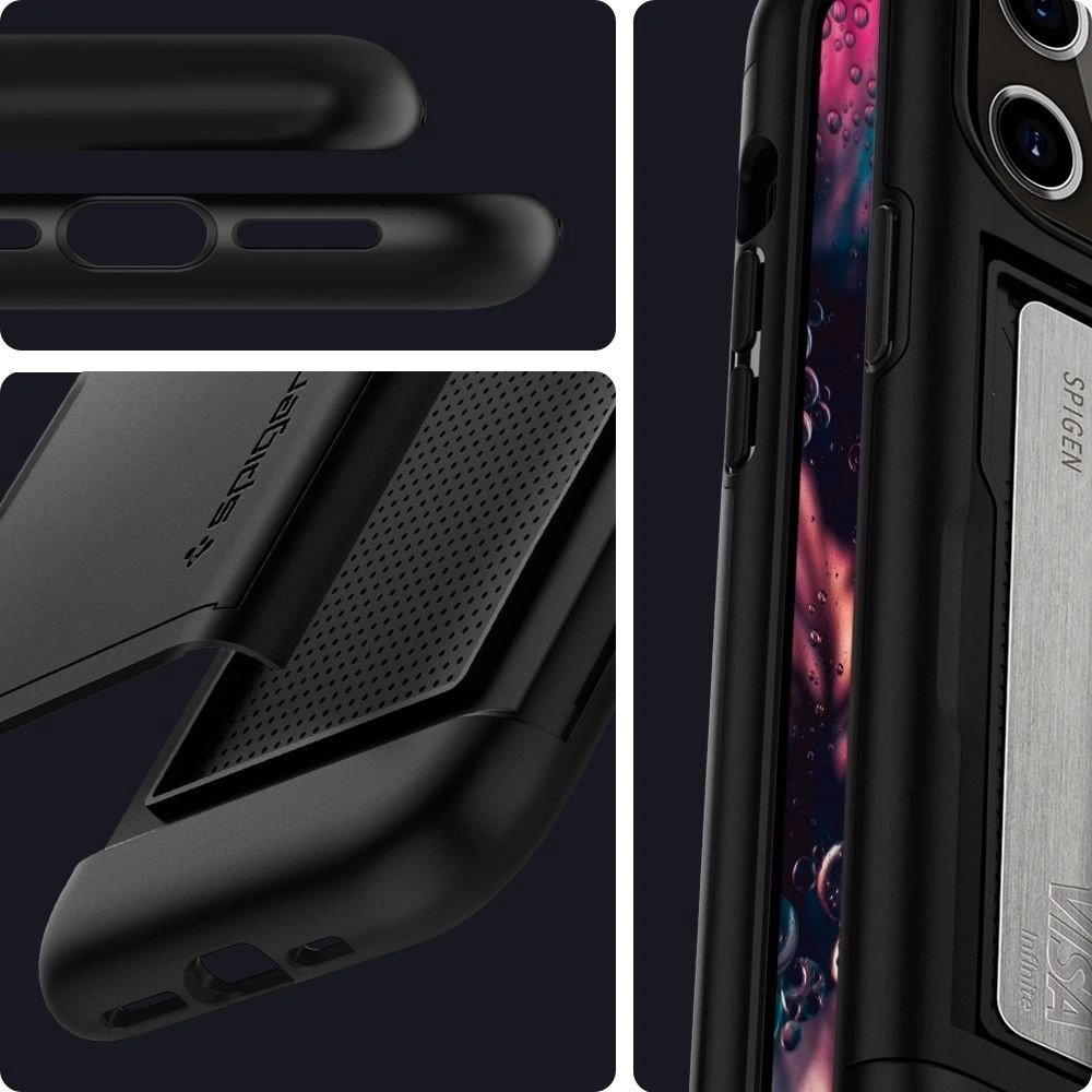 Hurtownia GSM - Etui Spigen Slim Armor CS Apple iPhone 12 Pro Max Black - SPN1261BLK - {ean13} - Hurt
