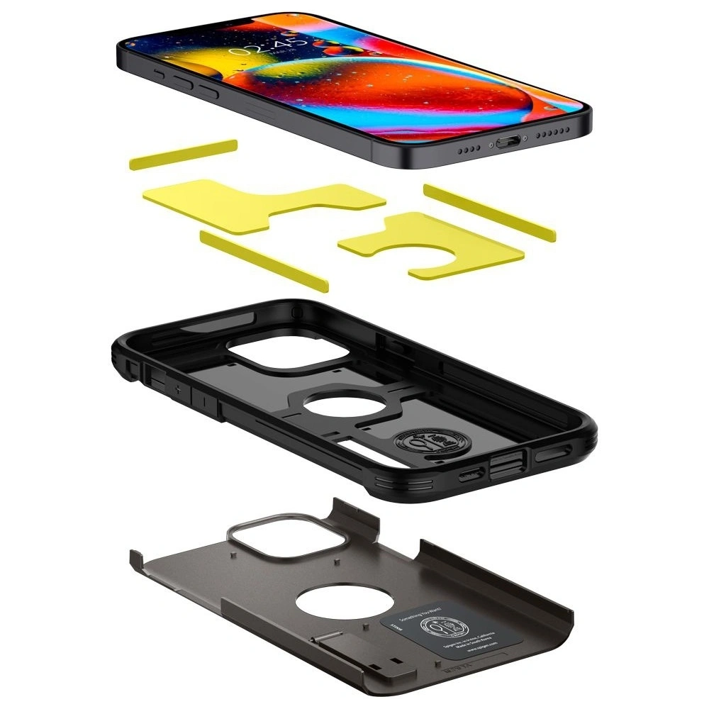 Wholesale Spigen Tough Armor Apple iPhone 12 Pro Max Gunmetal - SPN1263GNM - {ean13} - Hurt