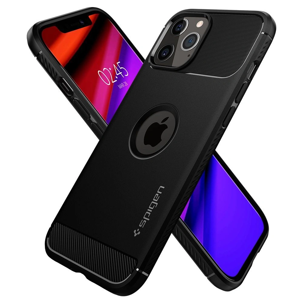 Hurtownia GSM - Etui Spigen Rugged Armor Apple iPhone 12/12 Pro Matte Black - SPN1268BLK - {ean13} - Hurt