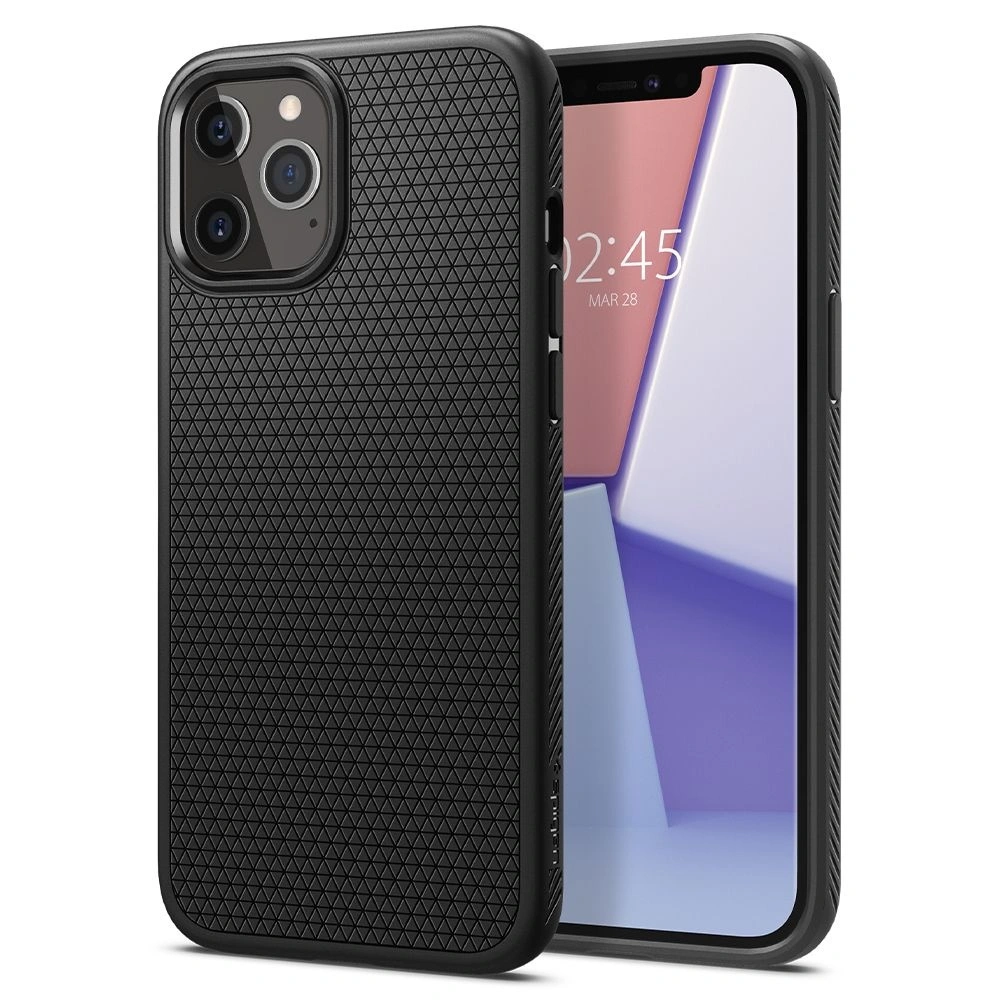 Wholesale Spigen Liquid Air Apple iPhone 12/12 Pro Matte Black - SPN1269BLK - {ean13} - Hurt