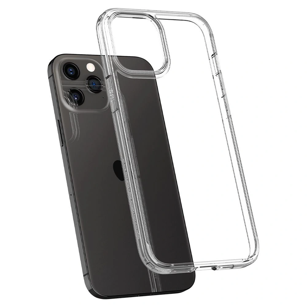 Hurtownia GSM - Etui Spigen Ultra Hybrid Apple iPhone 12/12 Pro Crystal Clear - SPN1270CL - {ean13} - Hurt