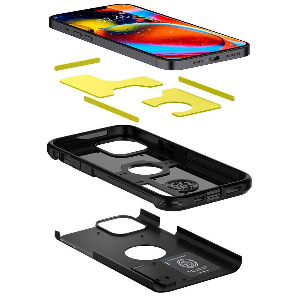 Wholesale Spigen Tough Armor Apple iPhone 12/12 Pro Black - SPN1272BLK - {ean13} - Hurt