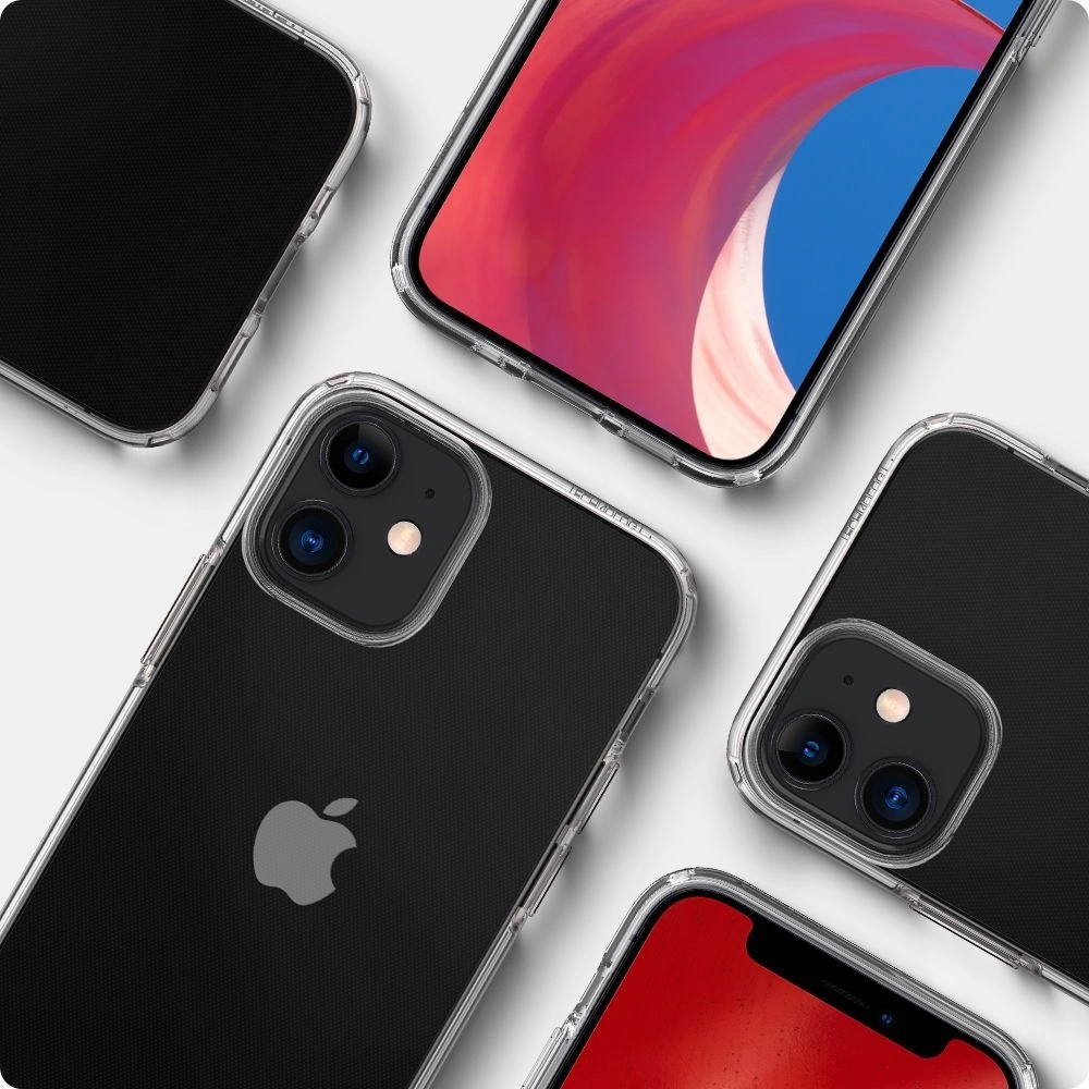 Wholesale Spigen Liquid Crystal Apple iPhone 12 Mini Crystal Clear - SPN1278GLT - {ean13} - Hurt