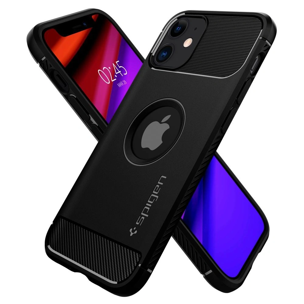 Hurtownia GSM - Etui Spigen Rugged Armor Apple iPhone 12 mini Matte Black - SPN1280BLK - {ean13} - Hurt