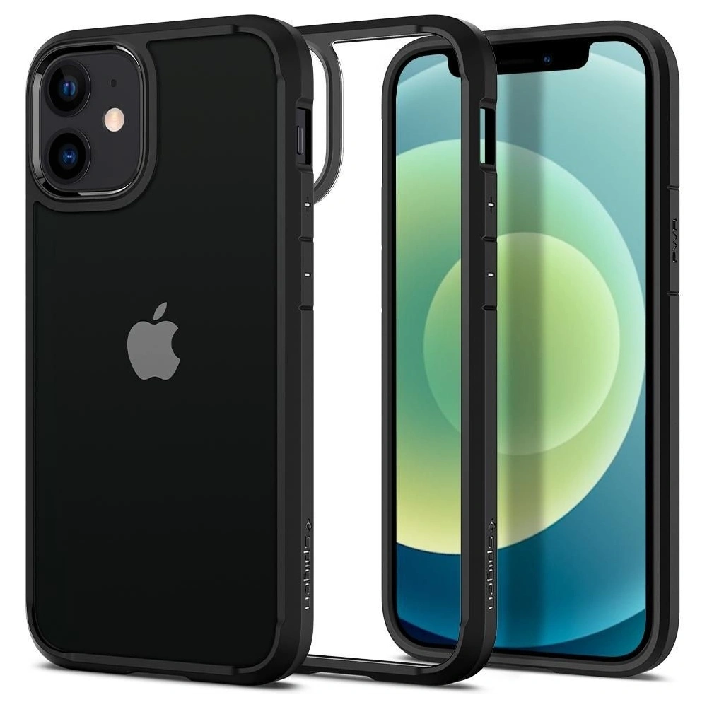 Hurtownia GSM - Etui Spigen Ultra Hybrid Apple iPhone 12 mini Matte Black - SPN1282BLK - {ean13} - Hurt
