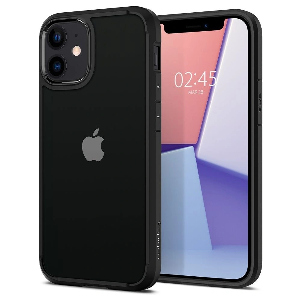 Hurtownia GSM - Etui Spigen Ultra Hybrid Apple iPhone 12 mini Matte Black - SPN1282BLK - {ean13} - Hurt