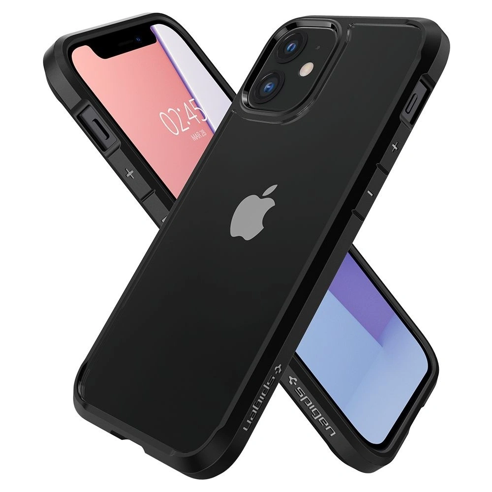 Hurtownia GSM - Etui Spigen Ultra Hybrid Apple iPhone 12 mini Matte Black - SPN1282BLK - {ean13} - Hurt