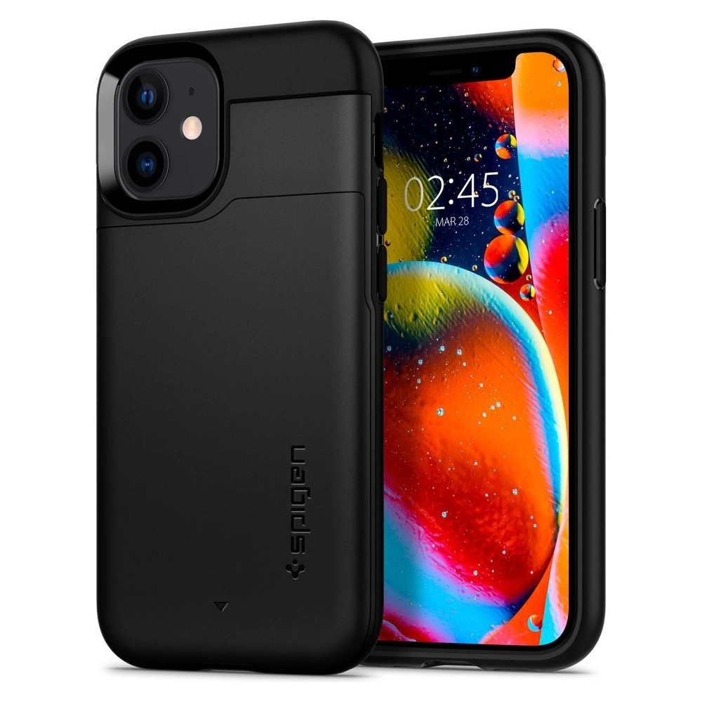 Wholesale Spigen Slim Armor CS Apple iPhone 12 Mini Black - SPN1283BLK - {ean13} - Hurt