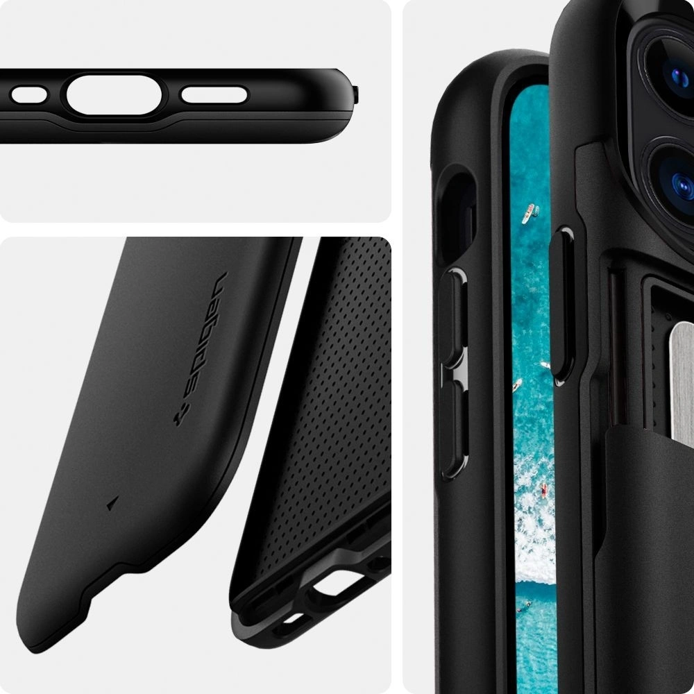 Wholesale Spigen Slim Armor CS Apple iPhone 12 Mini Black - SPN1283BLK - {ean13} - Hurt