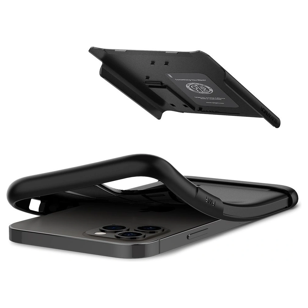 Wholesale Spigen Slim Armor Apple iPhone 12 Pro Max Black - SPN1289BLK - {ean13} - Hurt