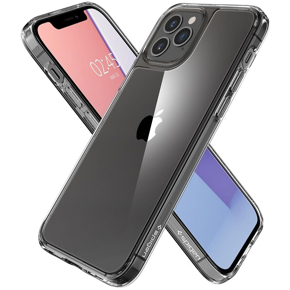 Hurtownia GSM - Etui Spigen Quartz Hybrid Apple iPhone 12 Pro Max Crystal Clear - SPN1290CL - {ean13} - Hurt