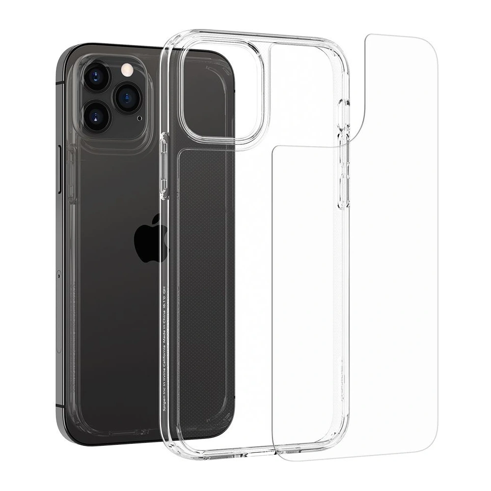 Hurtownia GSM - Etui Spigen Quartz Hybrid Apple iPhone 12 Pro Max Crystal Clear - SPN1290CL - {ean13} - Hurt