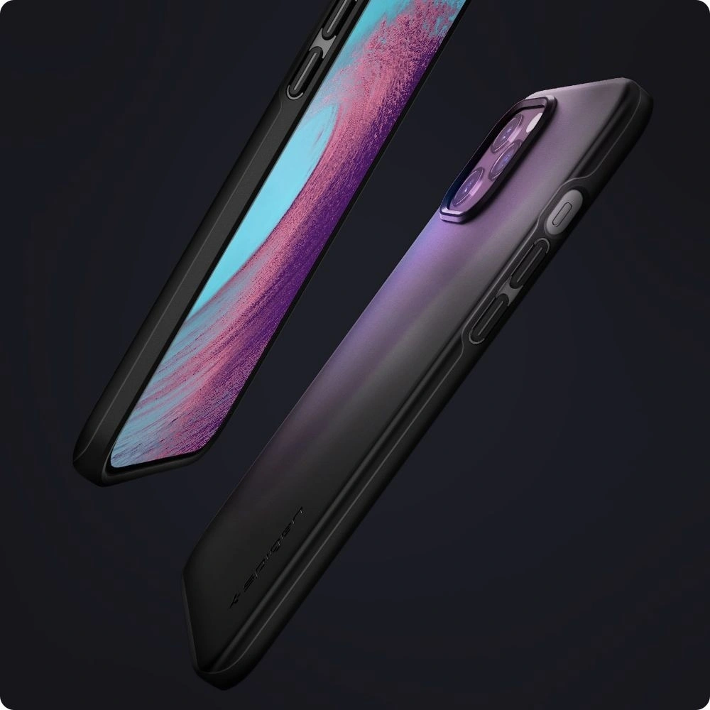 Wholesale Spigen Thin Fit Apple iPhone 12/12 Pro Black - SPN1291BLK - {ean13} - Hurt